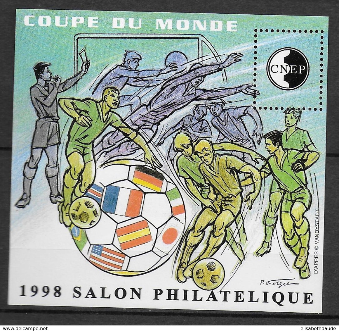 CNEP - 1998 - BLOC SALON De LYON - COUPE DU MONDE - YVERT N°26** MNH - CNEP