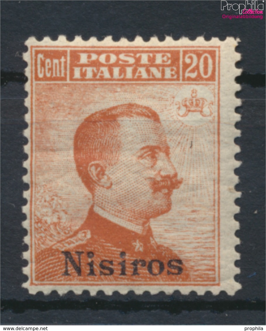 Ägäische Inseln 11VII Mit Falz 1912 Aufdruckausgabe Nisiros (9438170 - Aegean (Nisiro)