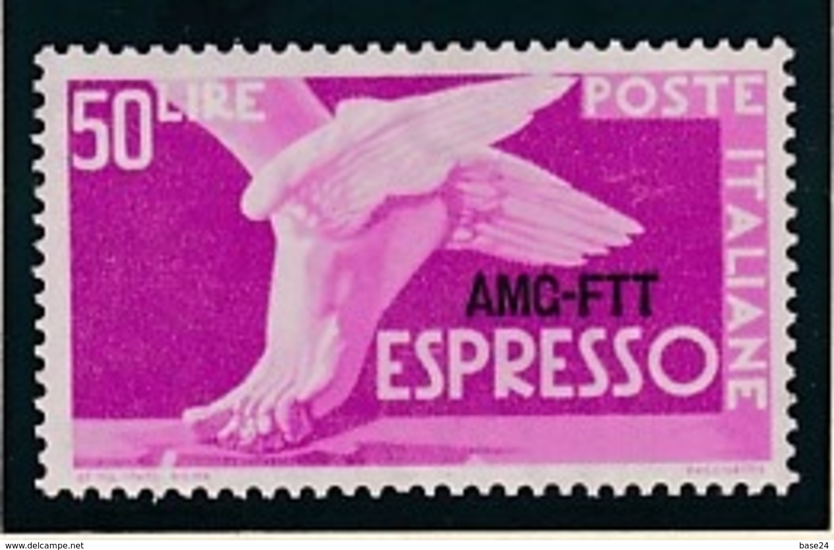 1952 Italia Italy Trieste A  ESPRESSO DEMOCRATICA 50 Lire Serie MNH** EXPRESS - Express Mail