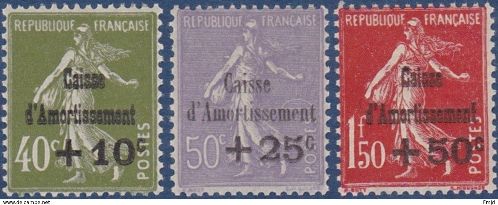 N°__275 A 277 TIMBRES CAISSE D'AMORTISSEMENT, TIMBRES NEUFS ** 1931 - Nuevos