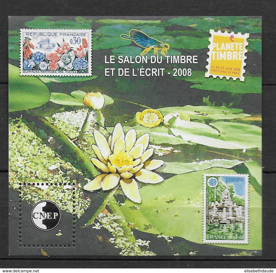 CNEP - 2008 - BLOC Du TIMBRE ET DE L'ECRIT SALON De PARIS - YVERT N°51 ** MNH - CNEP