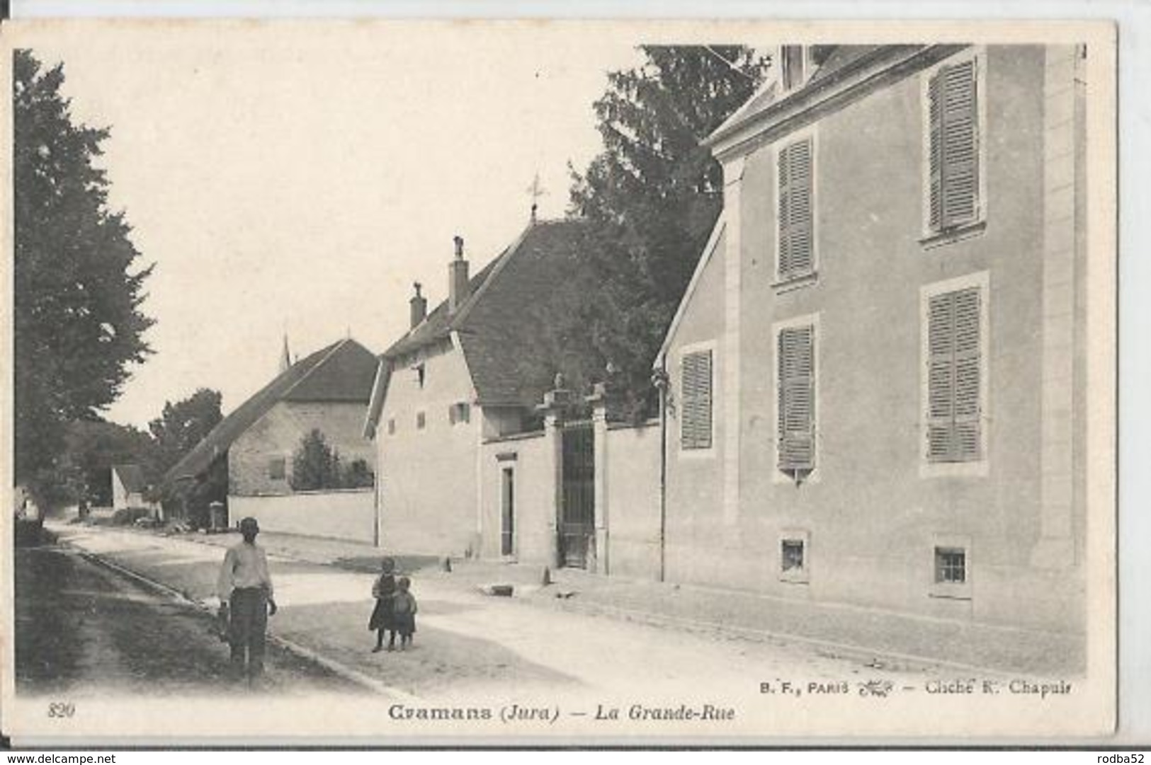 CPA - 39 - Jura - Cramans  - Grande Rue - Enfants  - Animée - Villers Farlay