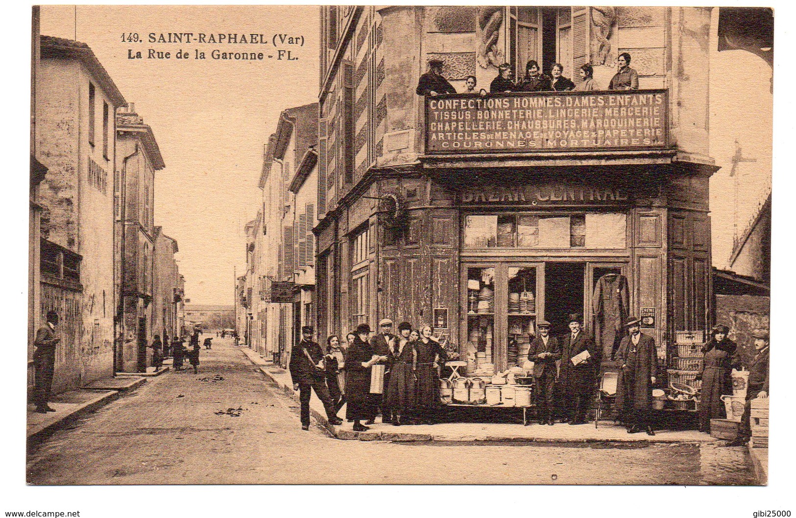 CPA 83 - SAINT RAPHAEL - LA RUE DE LA GARONNE - Saint-Raphaël