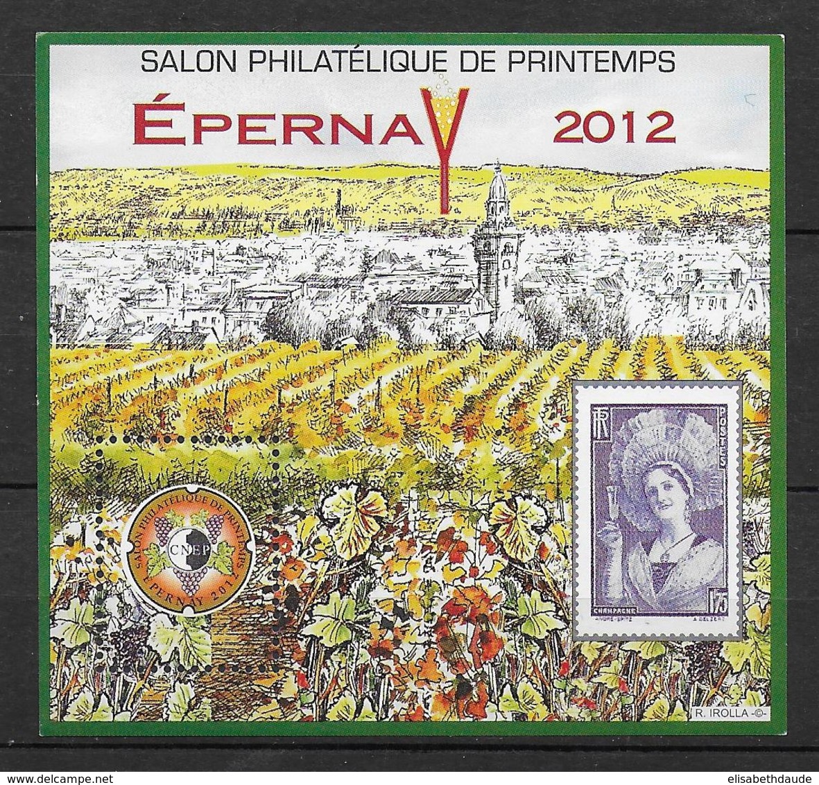 CNEP - 2012 - BLOC Du SALON De EPERNAY - YVERT N°60 ** MNH - CNEP