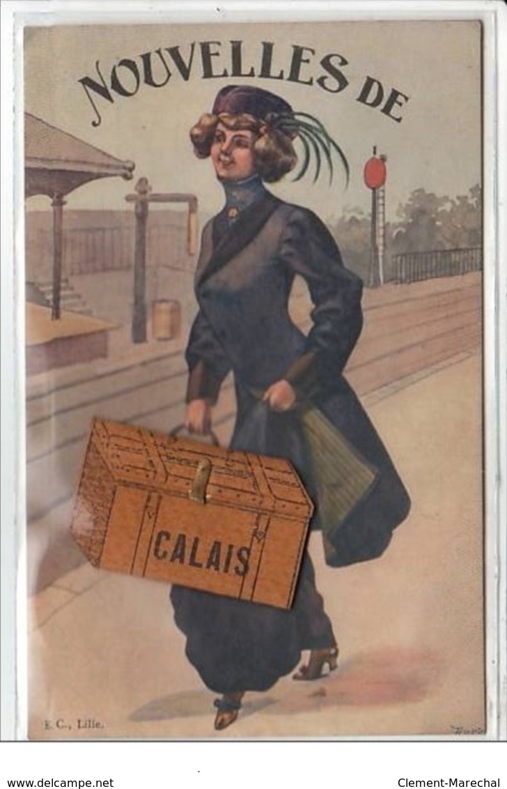 CALAIS - CARTE SYSTEME -  Très Bon état - Calais