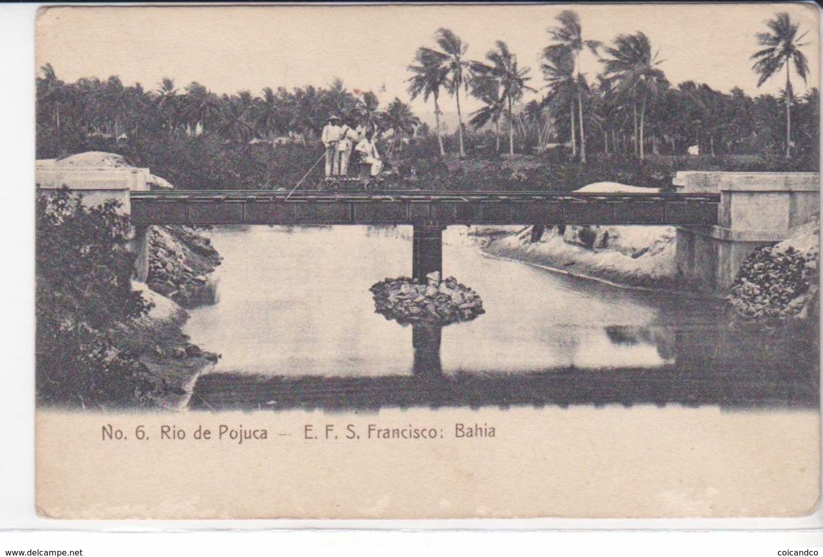 CPA Old Pc Brésil Brazil Bahia Rio De Pojuca Vierge - Salvador De Bahia