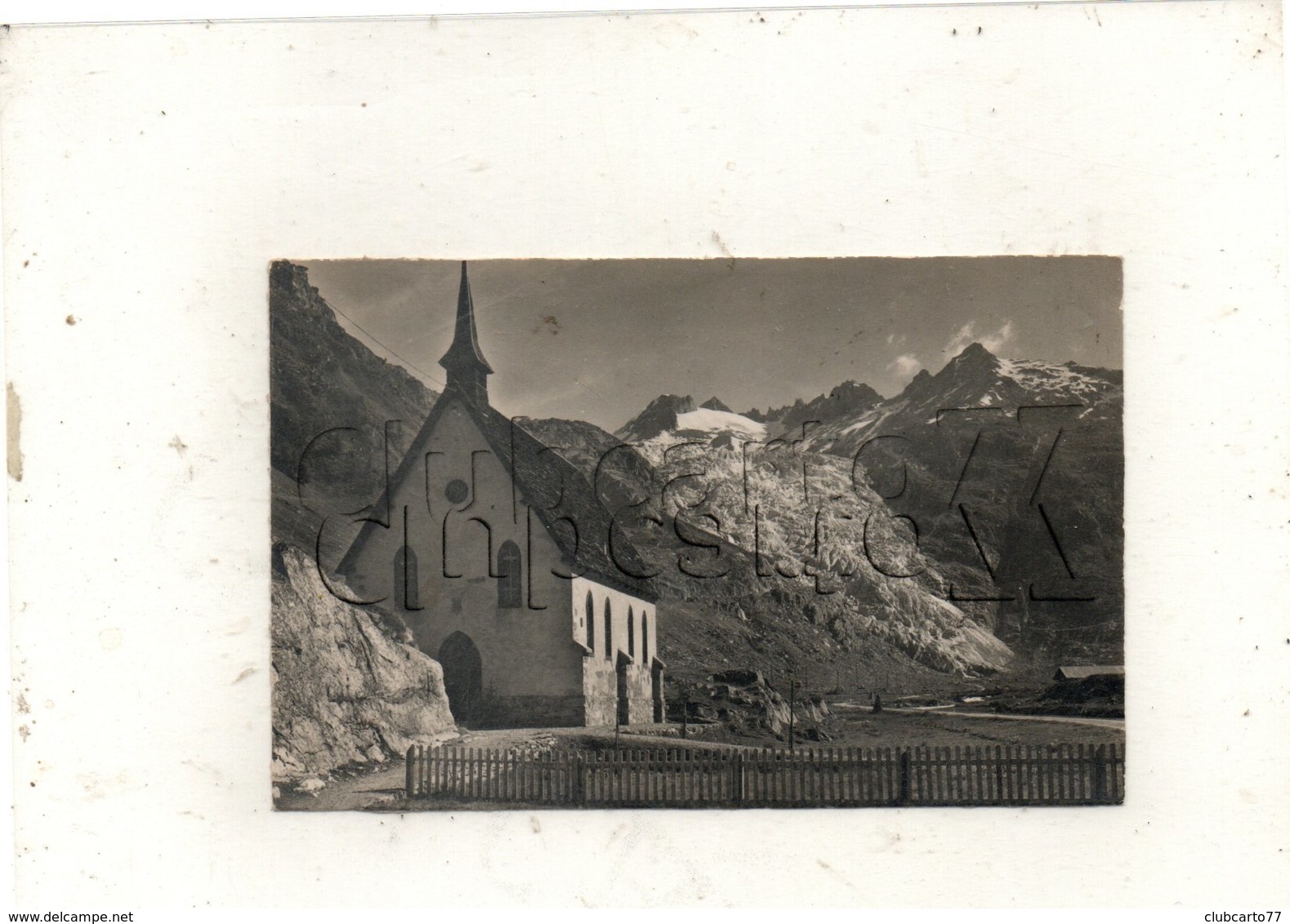 Obergoms (Suisse, Valais) : Kapelle Von Gletsch En 1947 PF. - Goms