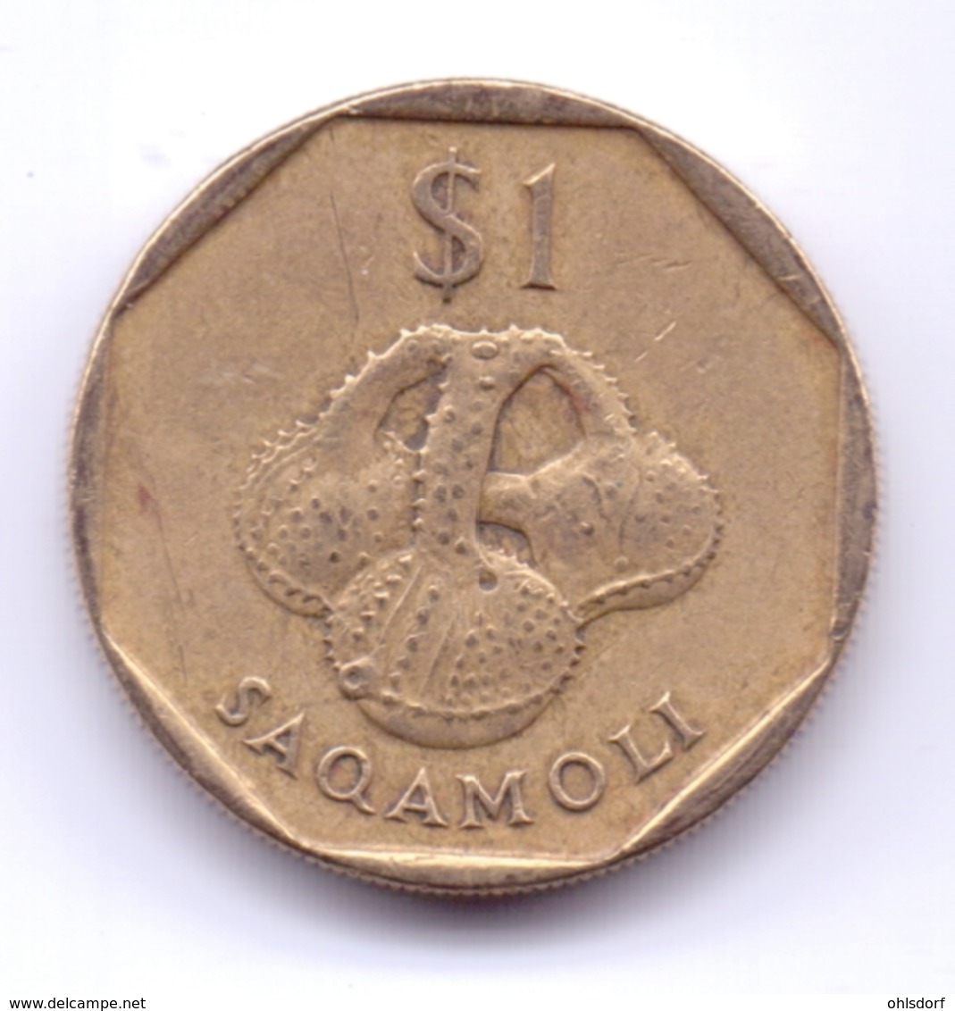 FIJI 1996: 1 Dollar, KM 73 - Fiji