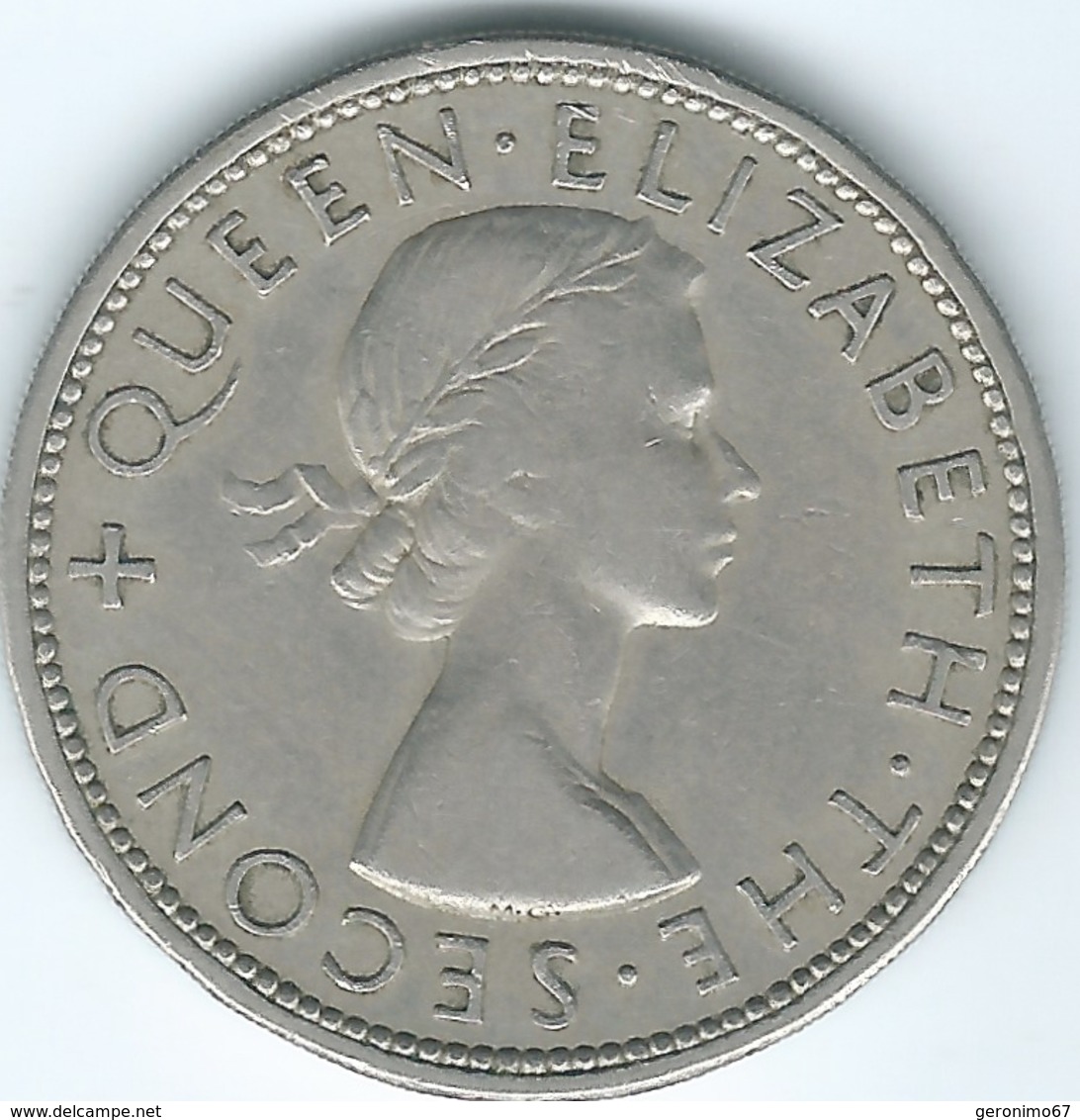 Southern Rhodesia - Elizabeth II - 1954 - ½ Crown - KM31 - Rhodesia