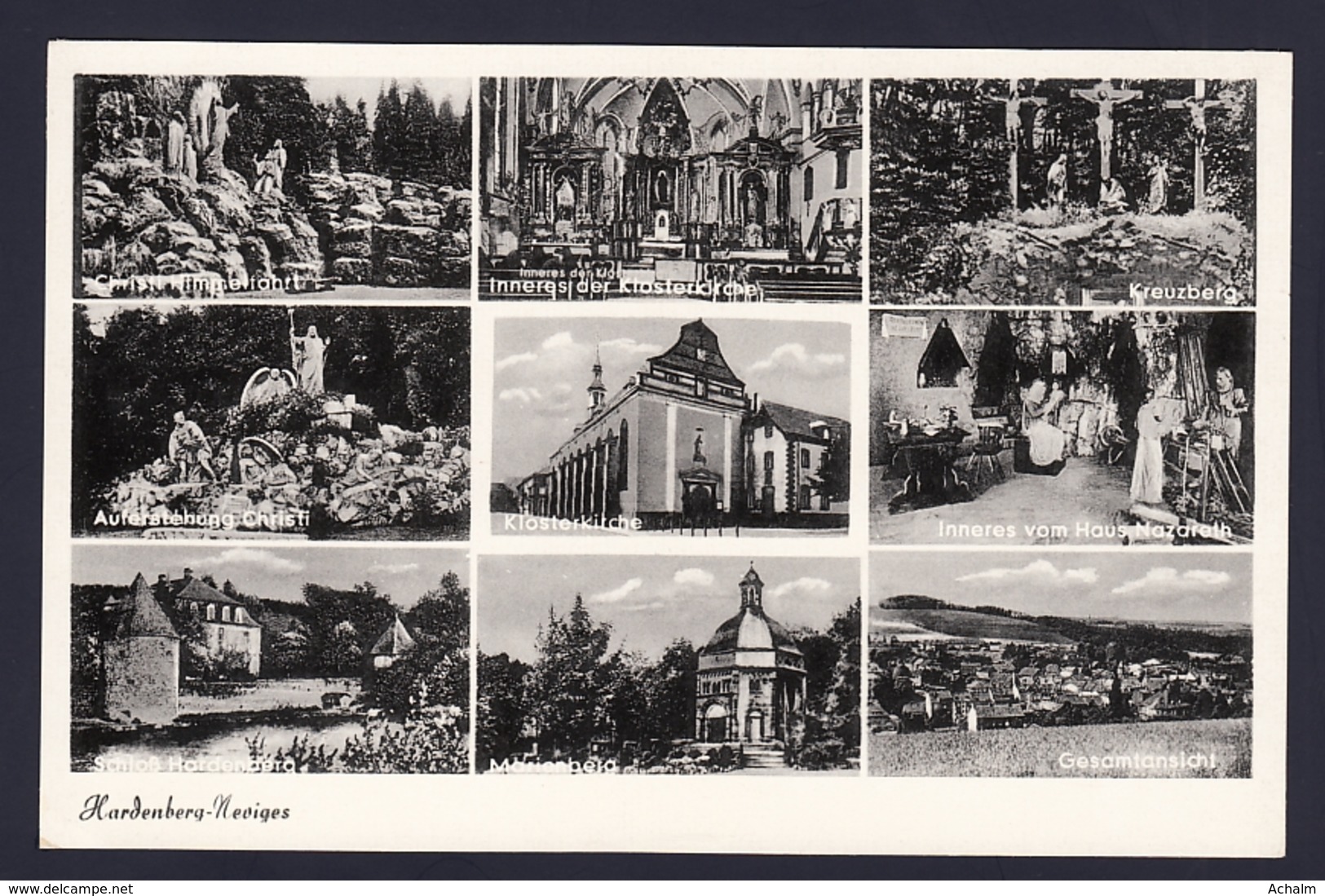 Hardenberg-Neviges - Wallfahrtsort - 9 Ansichten - 1955 - Velbert