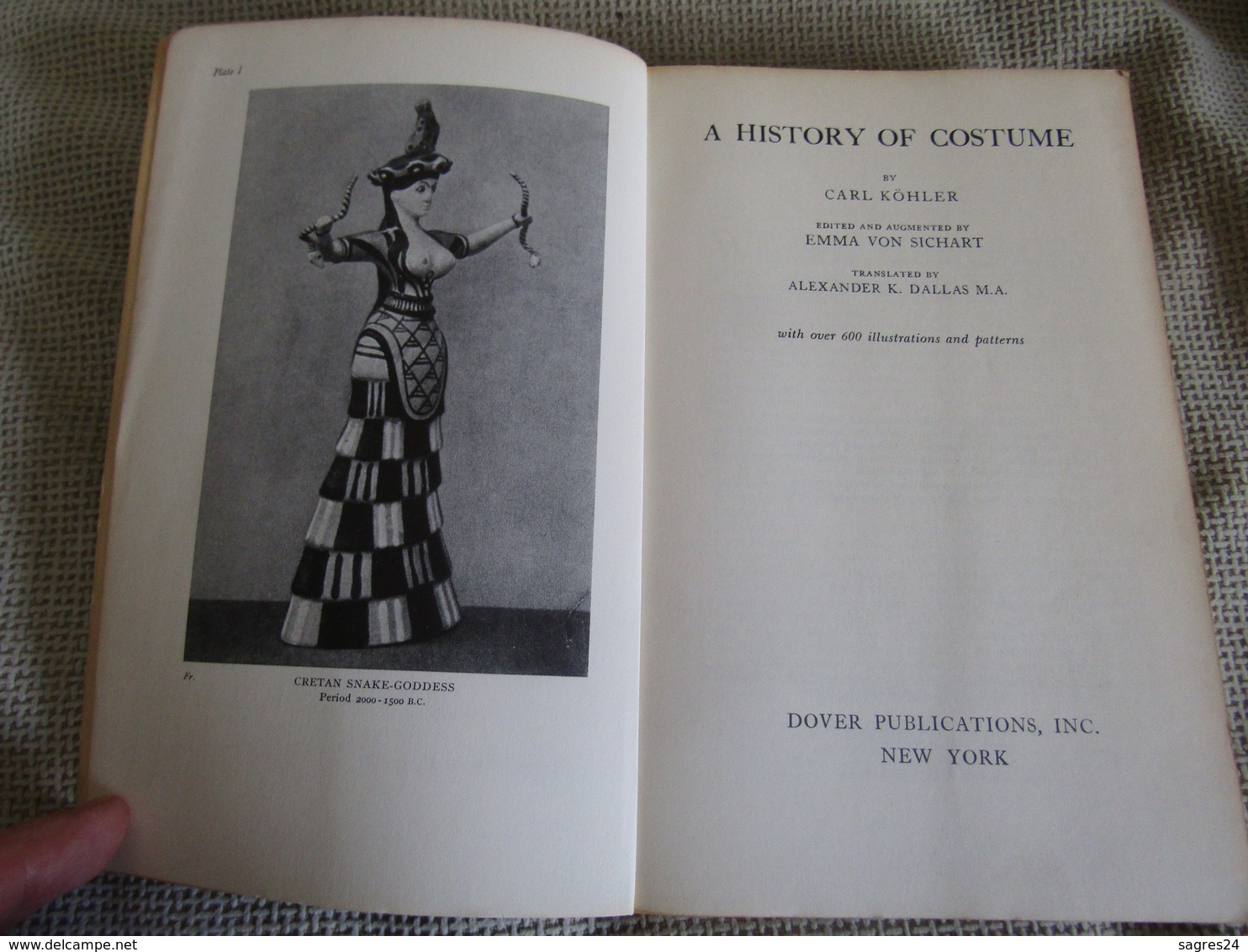 A History Of Costume By Carl Kohler - 1950-Maintenant