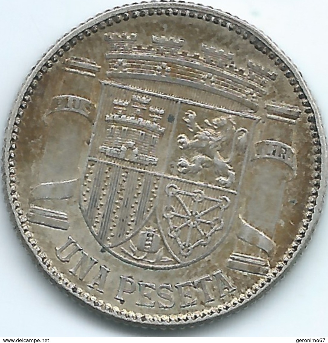 Spain - Republic - 1 Peseta - 1933 - KM750 - 1 Peseta