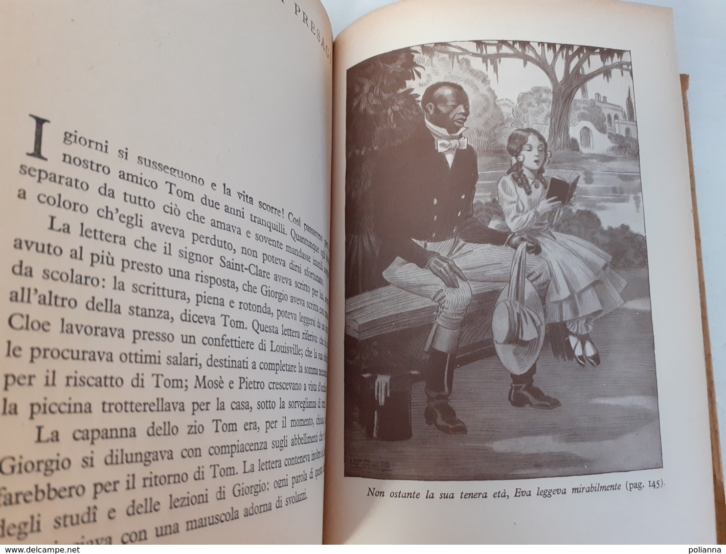 M#0W10 Collana"I Bei Libri": Enrichetta Beecher Stowe LA CAPANNA DELLO ZIO TOM Ed.G.B.Paravia 1944/Ill. Carlo Nicco - Oud