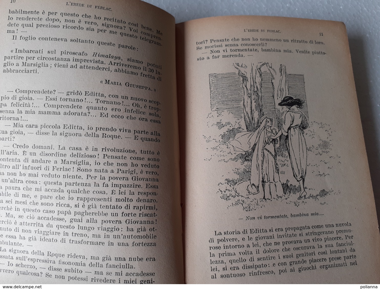 M#0W60 "Biblioteca Dei Miei Ragazzi" : Margherita Bourcet L'EREDE DI FERLAC Salani Ed.1939 - Antichi