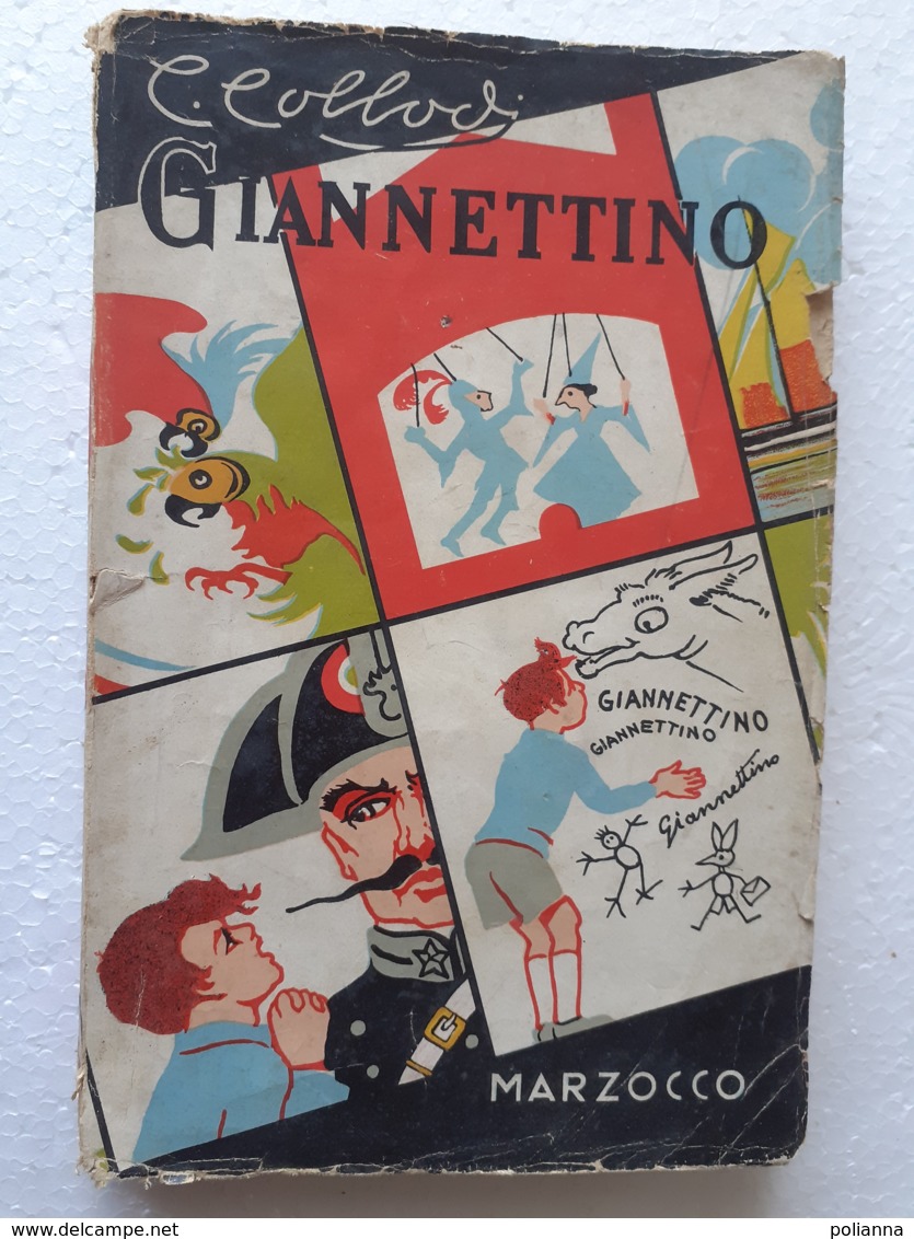 M#0W75 Collodi GIANNETTINO Casa Ed. Marzocco 1939/Ill. Di G.Rondini - Antiquariat