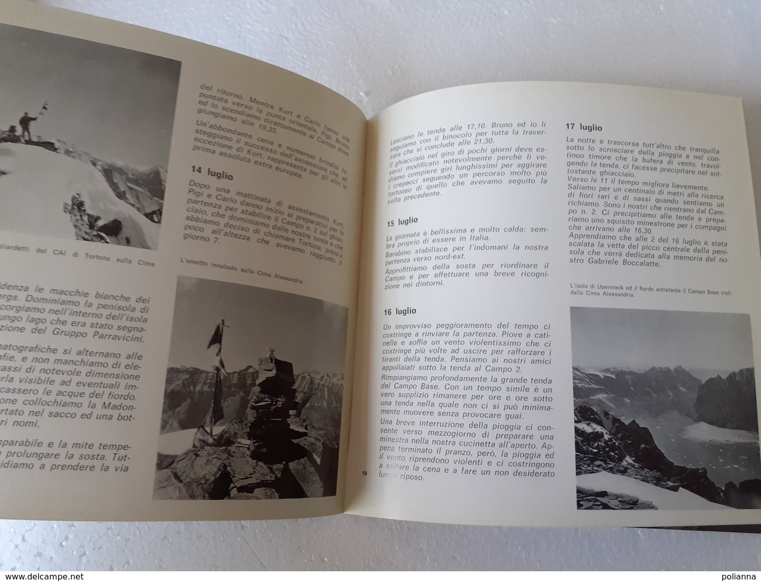 M#0W90 Mauro Caligaris GRONLAND '66 Opuscolo SPEDIZIONI GROENLANDIA POLARI/ALPINISMO - Toursim & Travels