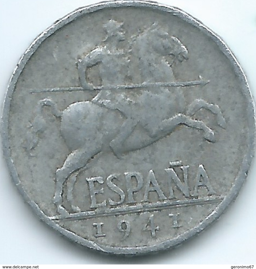 Spain - Regency - 1941 - 5 Centimos - KM765 - Collections