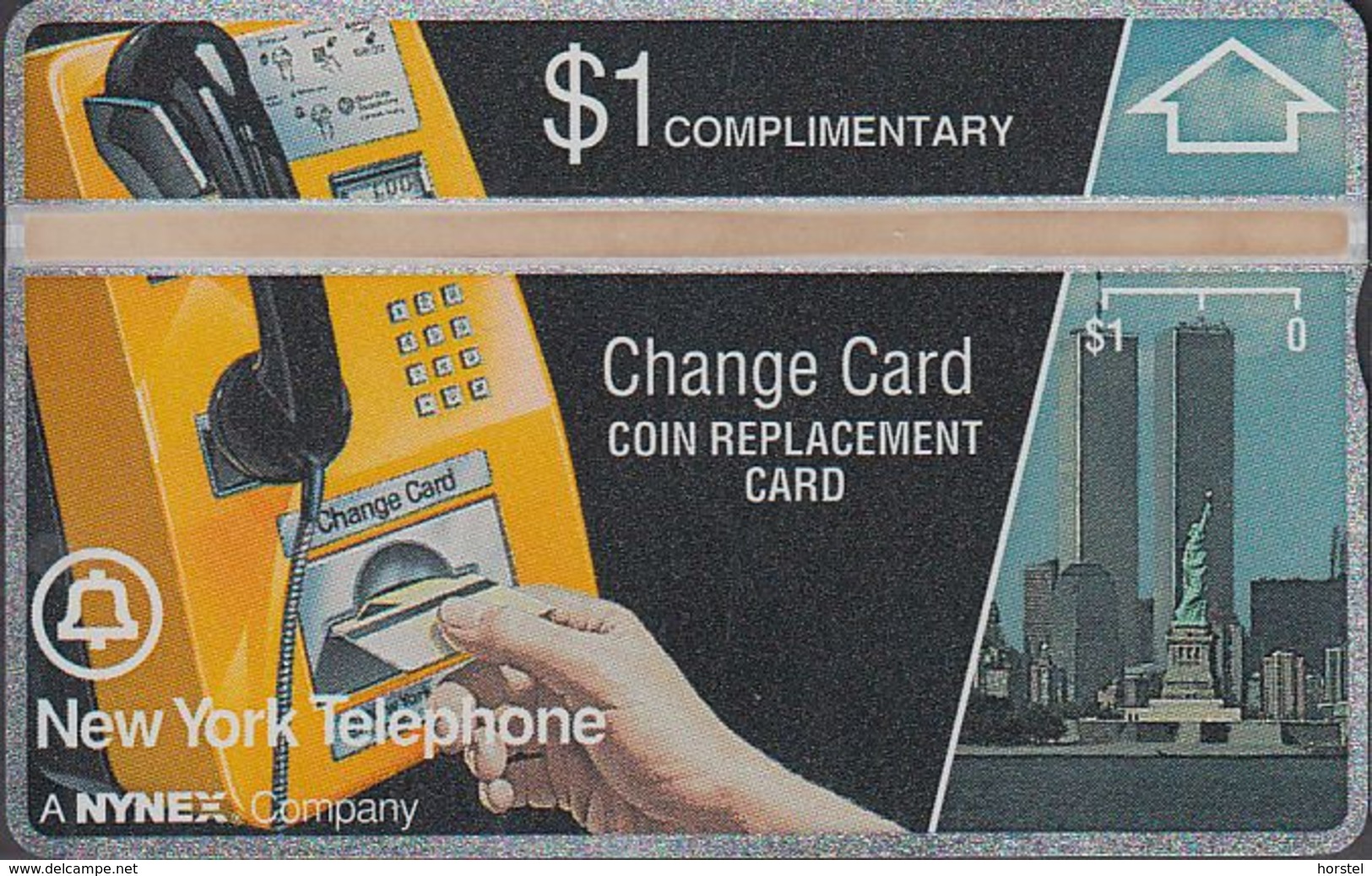 USA NYNEX NL-02 NYC Phone Complimentary Card - 108E, Mint - Cartes Holographiques (Landis & Gyr)