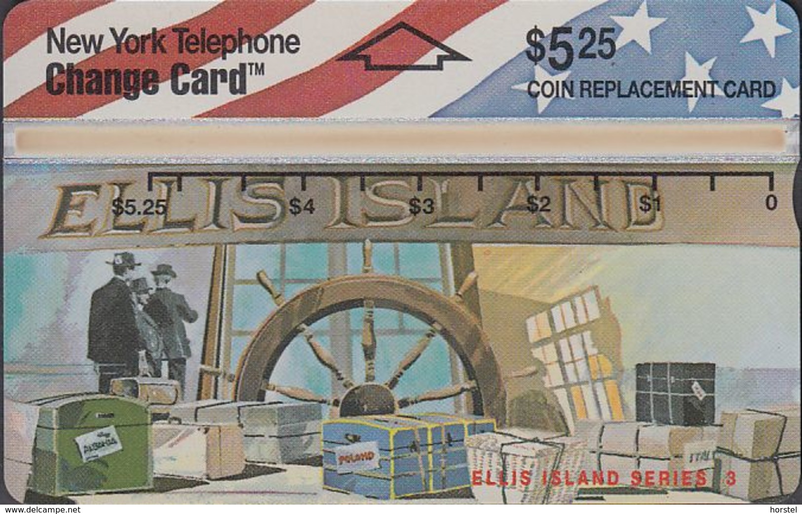 USA NYNEX NL-09A Ellis Island 3 , 303B Mint - - Cartes Holographiques (Landis & Gyr)