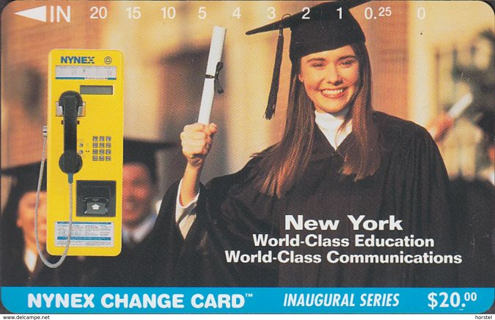 USA NYT-04 Graduate - New York World Class Education $20 Mint - Schede Magnetiche