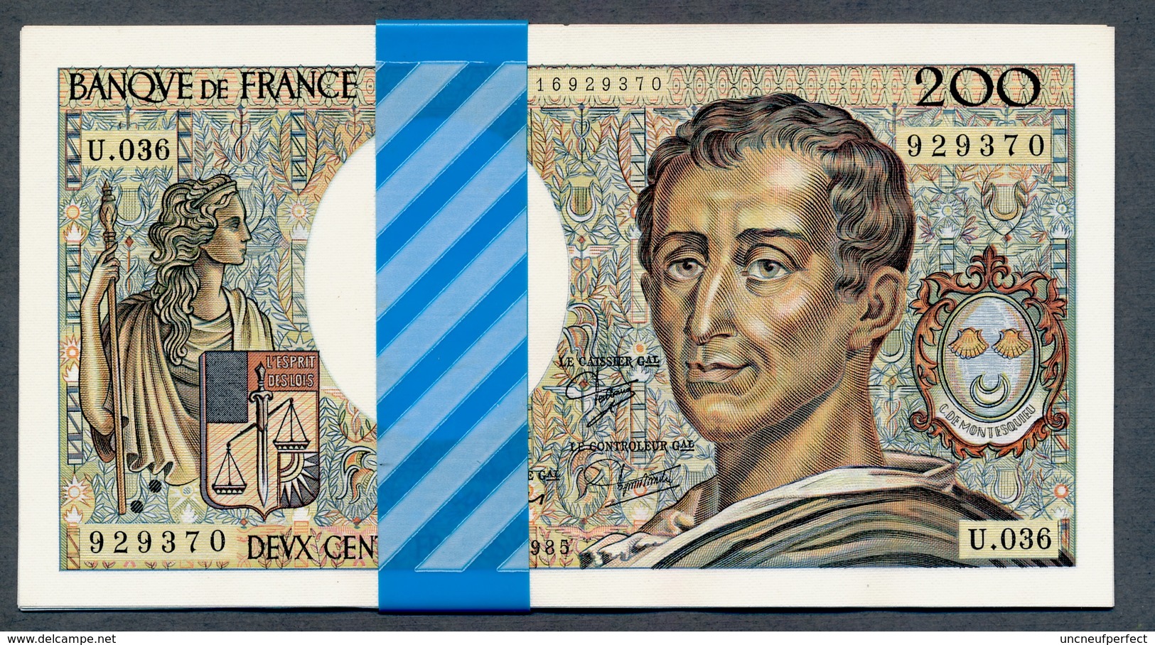 200 Francs Type Montesquieu 1985 NEUF  U.036  Fay 70-05 - 200 F 1981-1994 ''Montesquieu''