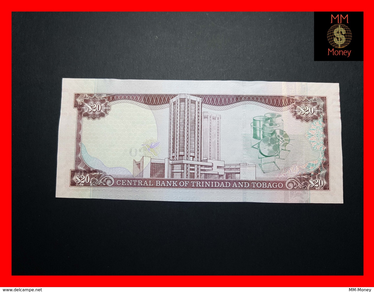 TRINIDAD & TOBAGO 20 $ 2006 P. 49 B Tactile Lines For Blind  UNC - Trinidad & Tobago