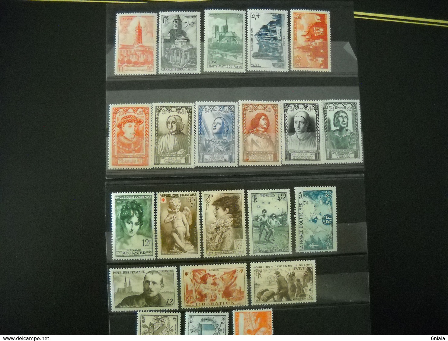 1333  FRANCE Timbres NEUF**  Côte 31 Euros Compris Entre N° 734 Et 877 765 766 767 768 769 770 776 - Ungebraucht