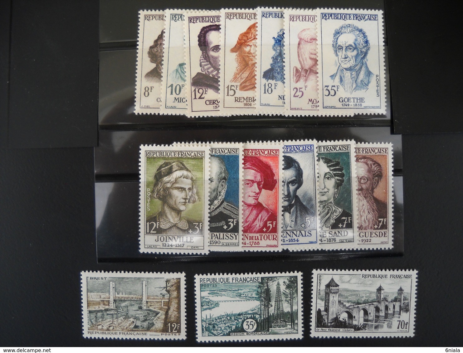 1334  FRANCE Timbres NEUF**  Côte 65 Euros Compris Entre N° 1108 Et 1138. 1109 1110 1111 1113 1117 1118 1119 - Neufs