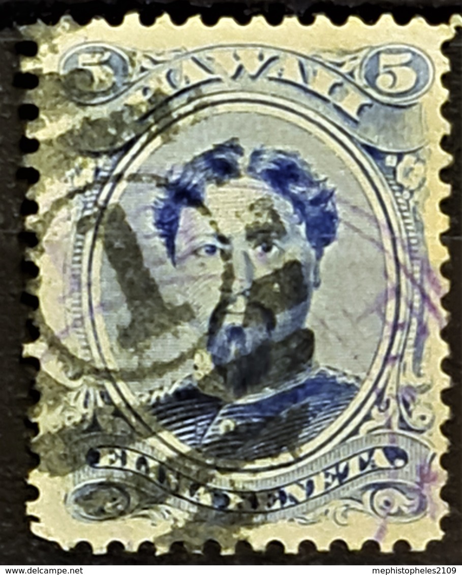 HAWAII 1866 - Canceled - Sc# 32 - 5c - Hawaï