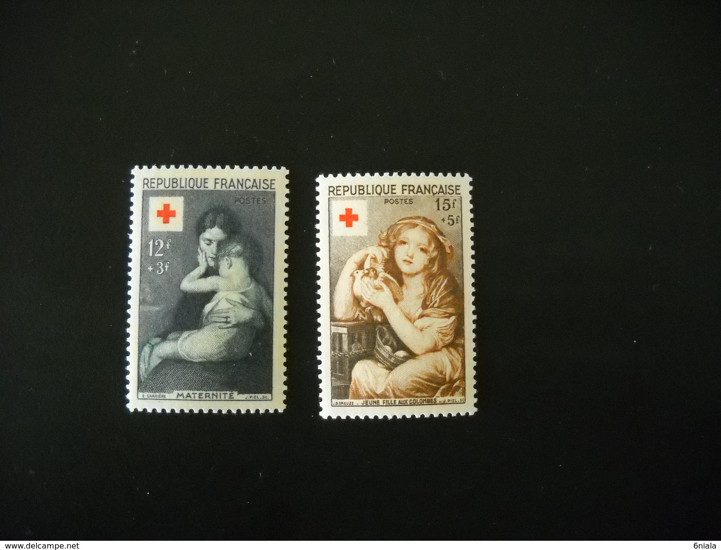 1345  FRANCE Timbres NEUFS**  Côte 46 Euros  1006 1007 Croix Rouge - Ongebruikt