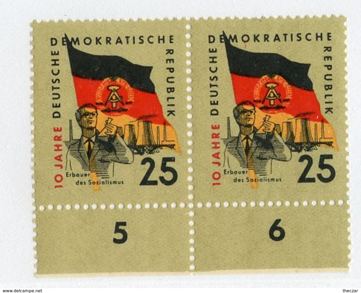 DDR- 4401  DDR 1959  Mi.# 726** ( Cat.€.40 ) - Unused Stamps