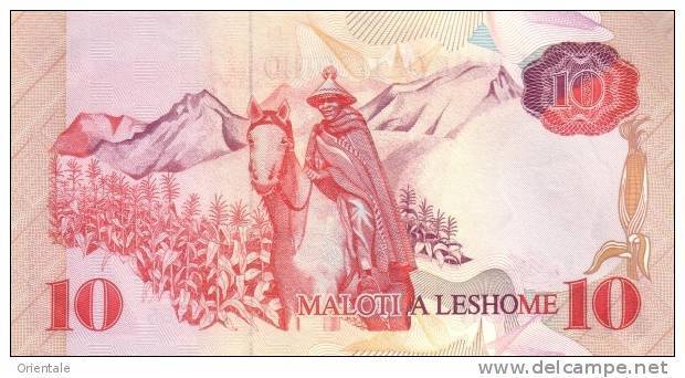 LESOTHO P. 11a 10 M 1990 UNC - Lesotho