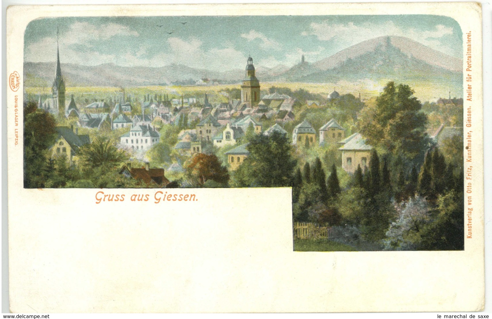 Ansichtskarte Litho Gruss Aus Giessen Um 1900 - Giessen