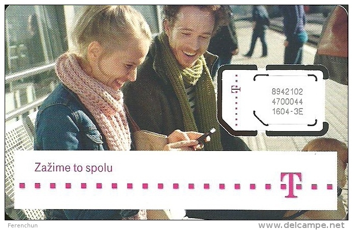 T-MOBILE * MOBILE * GSM * SIM CARD * WOMAN * GIRL * MAN * BOY * T-Mobile 17 * Slovakia - Slowakei