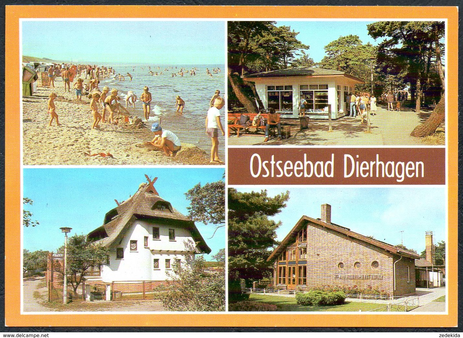 D5940 - TOP Dierhagen - Kiosk Haus Käppn Brass Ferienheim - Verlag Bild Und Heimat Reichenbach DDR - Ribnitz-Damgarten