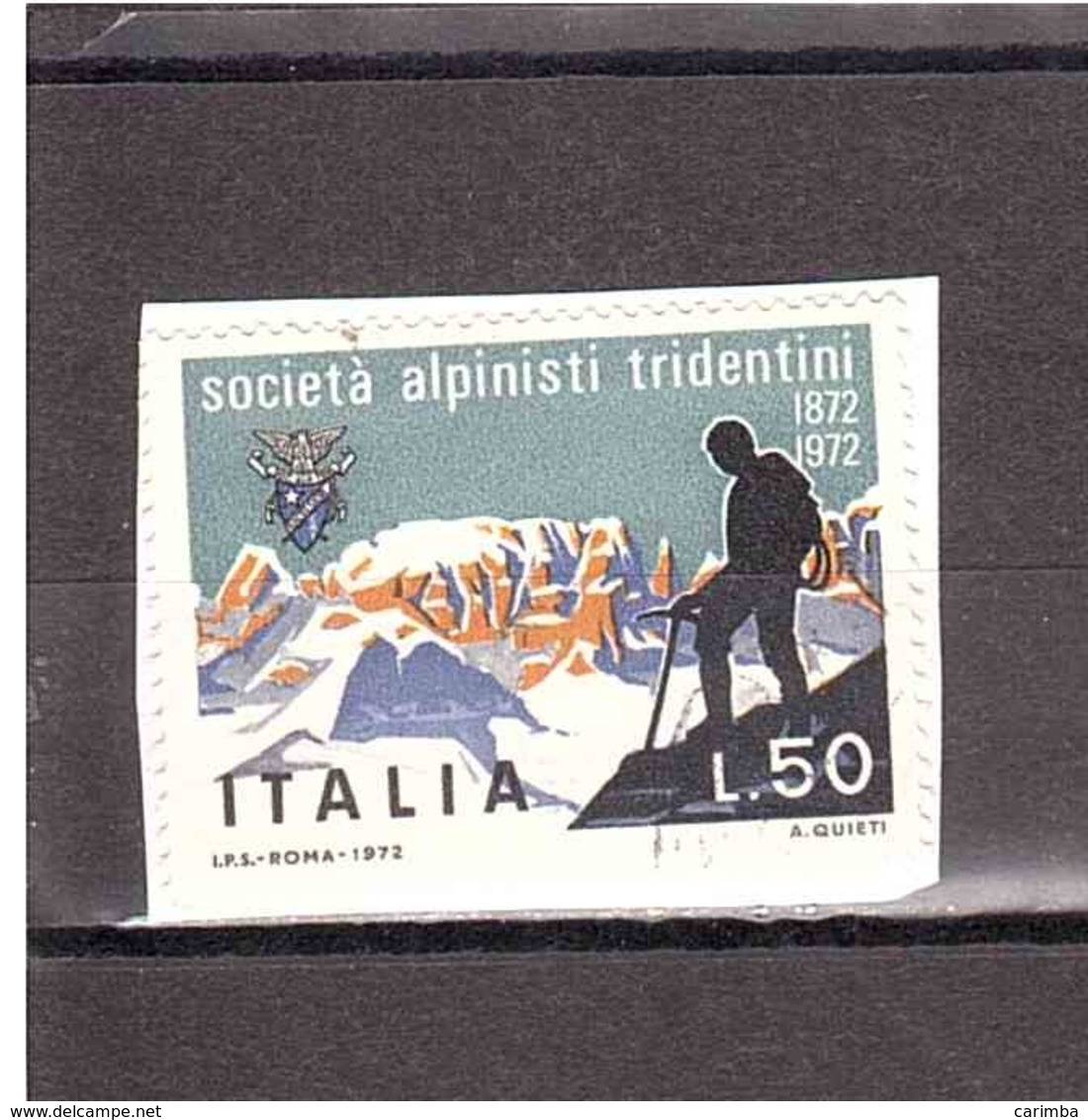 1972 £50 SOCIETA' ALPINISTI TRIDENTINI - 1971-80: Usati