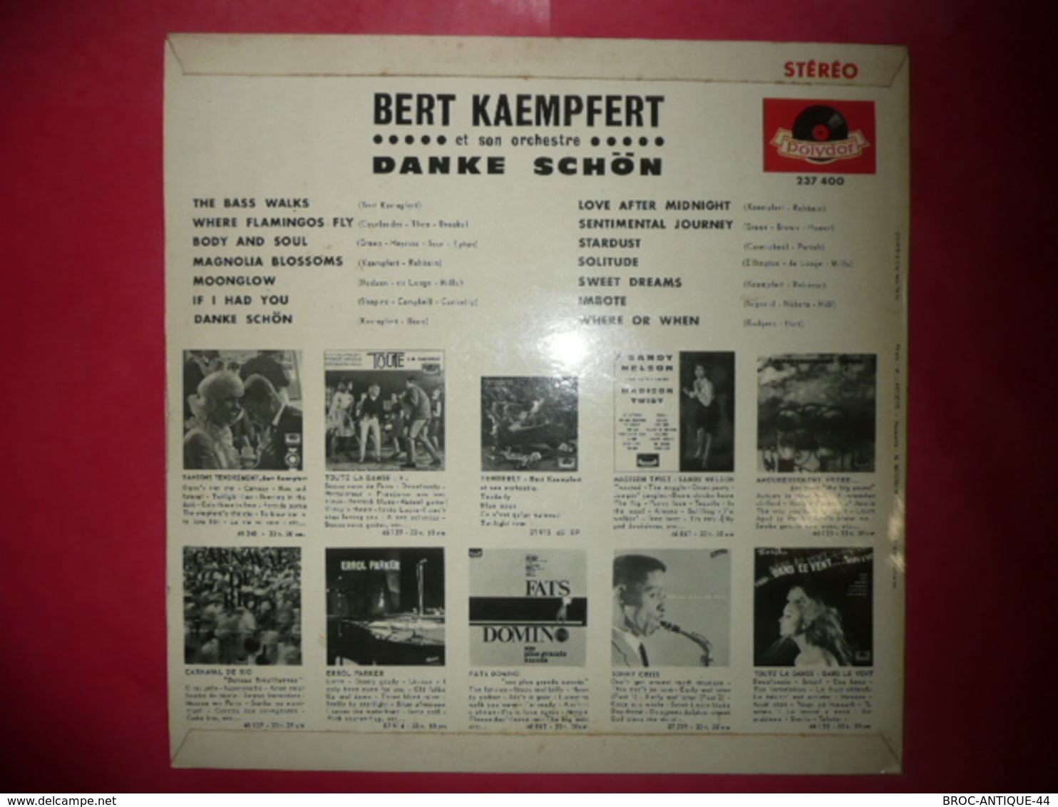 LP33 N°4026 - BERT KAEMPFERT - DANKE SCHON - 237 400 - Jazz