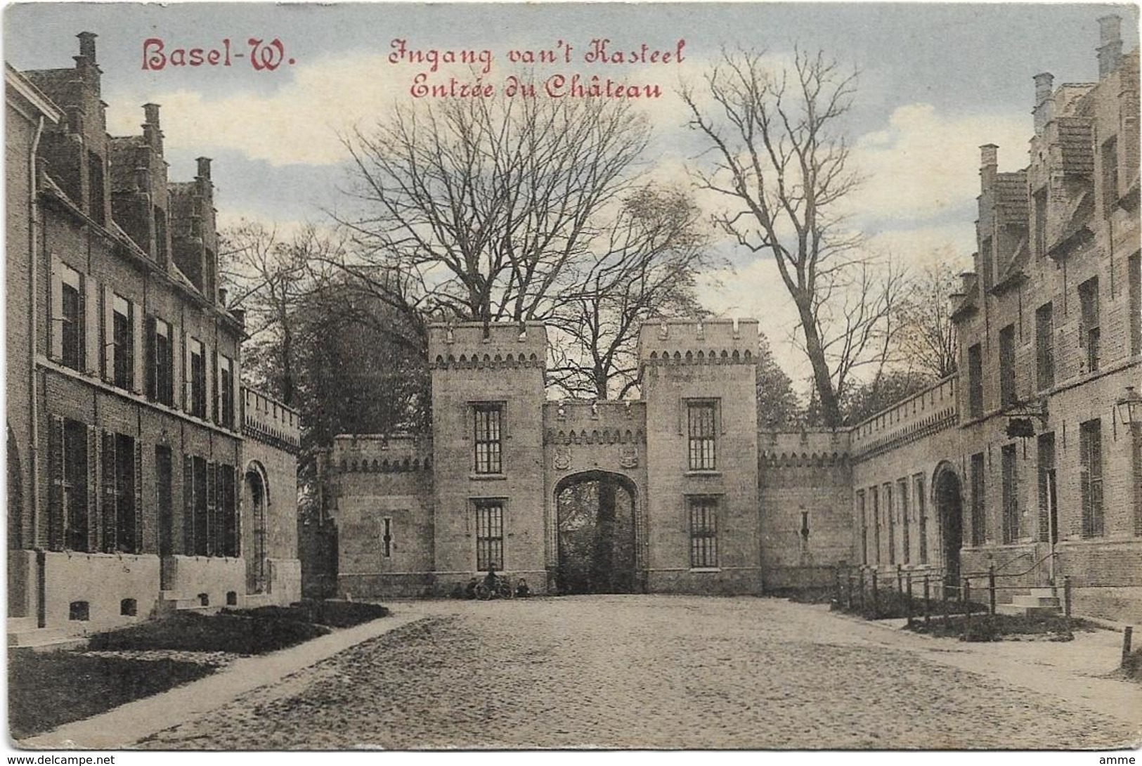 Bazel  - Basel-Waas  *  Ingang Van Het Kasteel - Entrée Du Chateau - Kruibeke