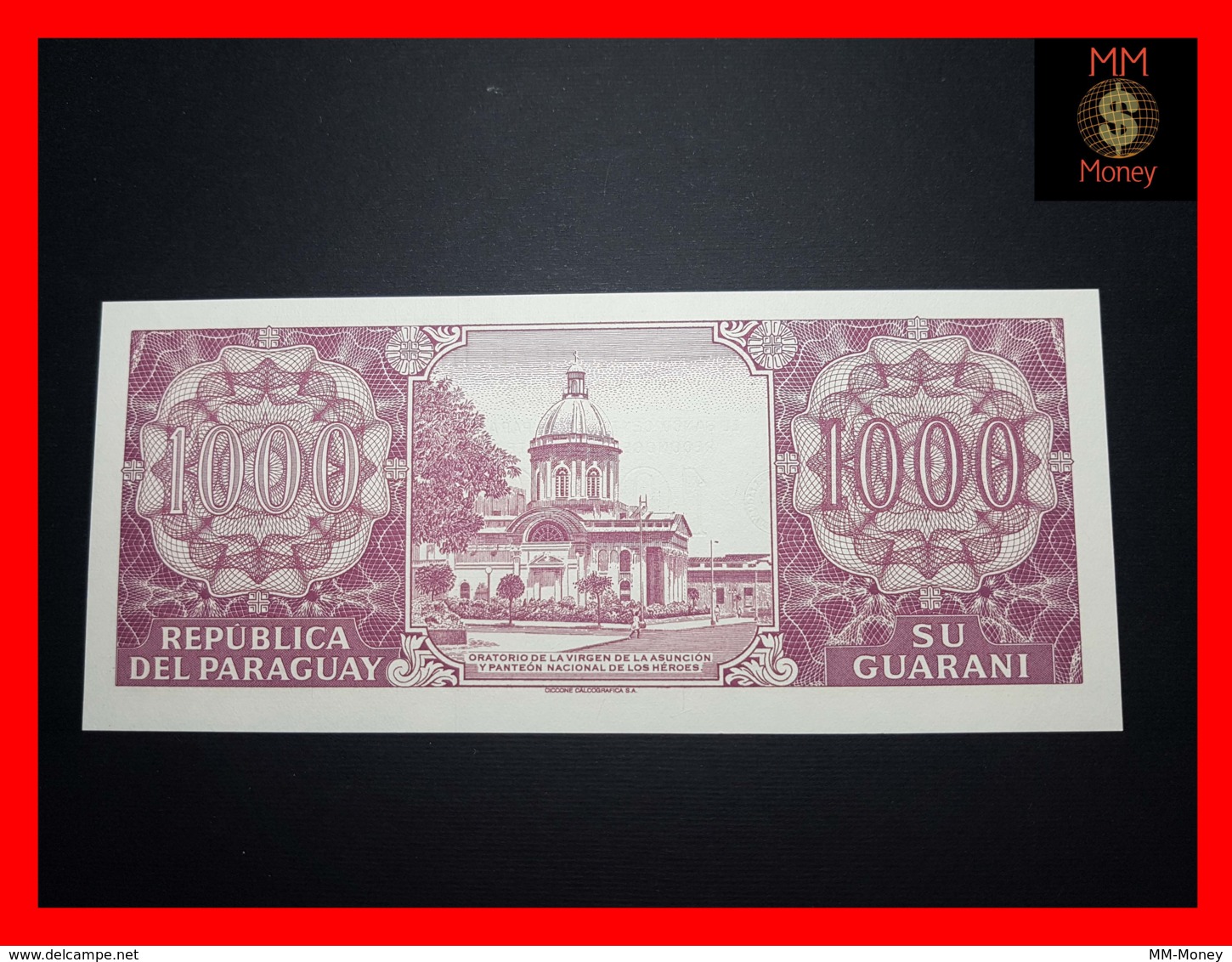 PARAGUAY 1.000 1000 Guaranies 1998  P. 214 A Printer Ciccone  UNC - Paraguay