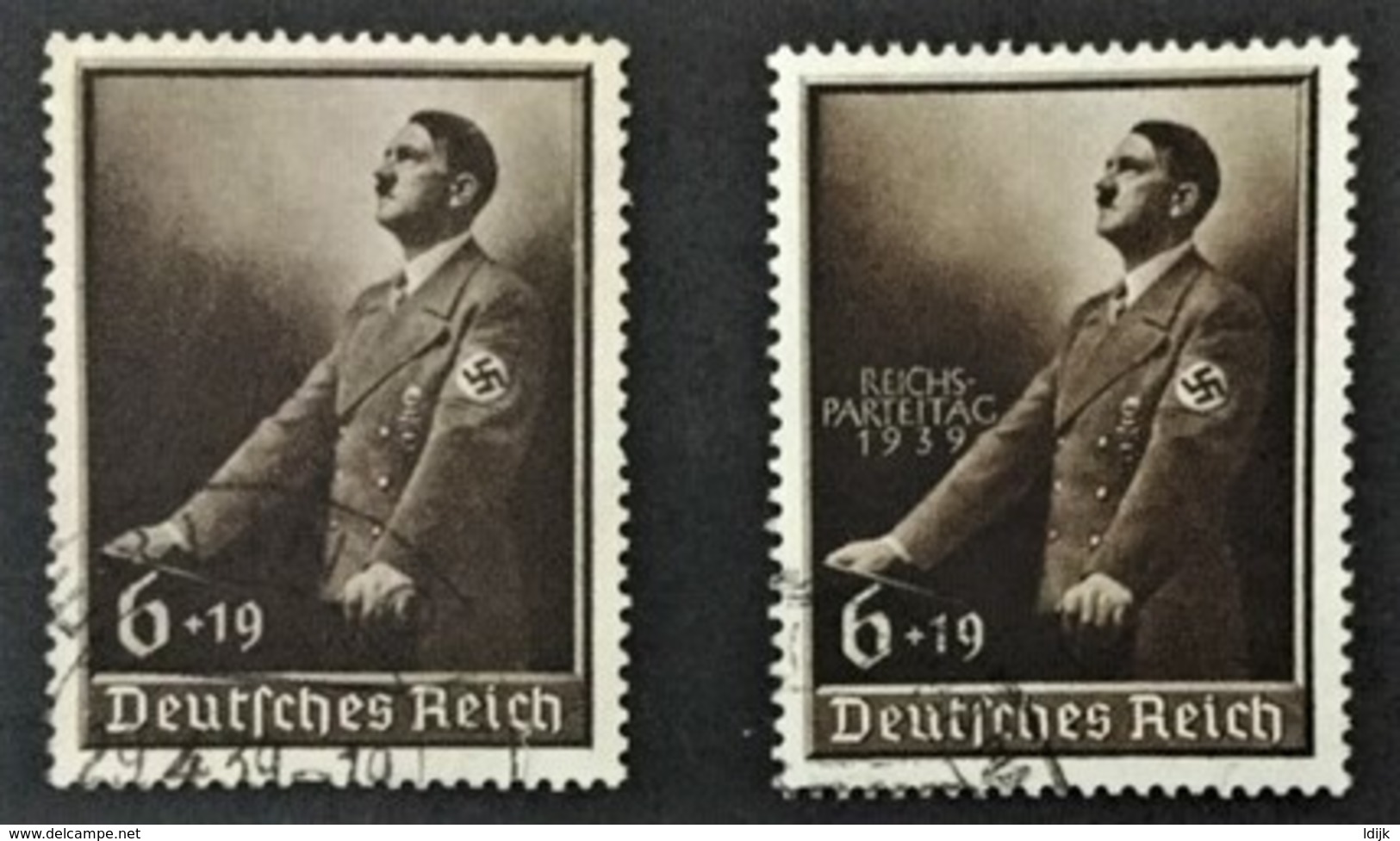 1939 Hitler Am Rednerpult - Tag Der Arbeit Mi. 694 + Reichsparteitag Mi.701 - Used Stamps