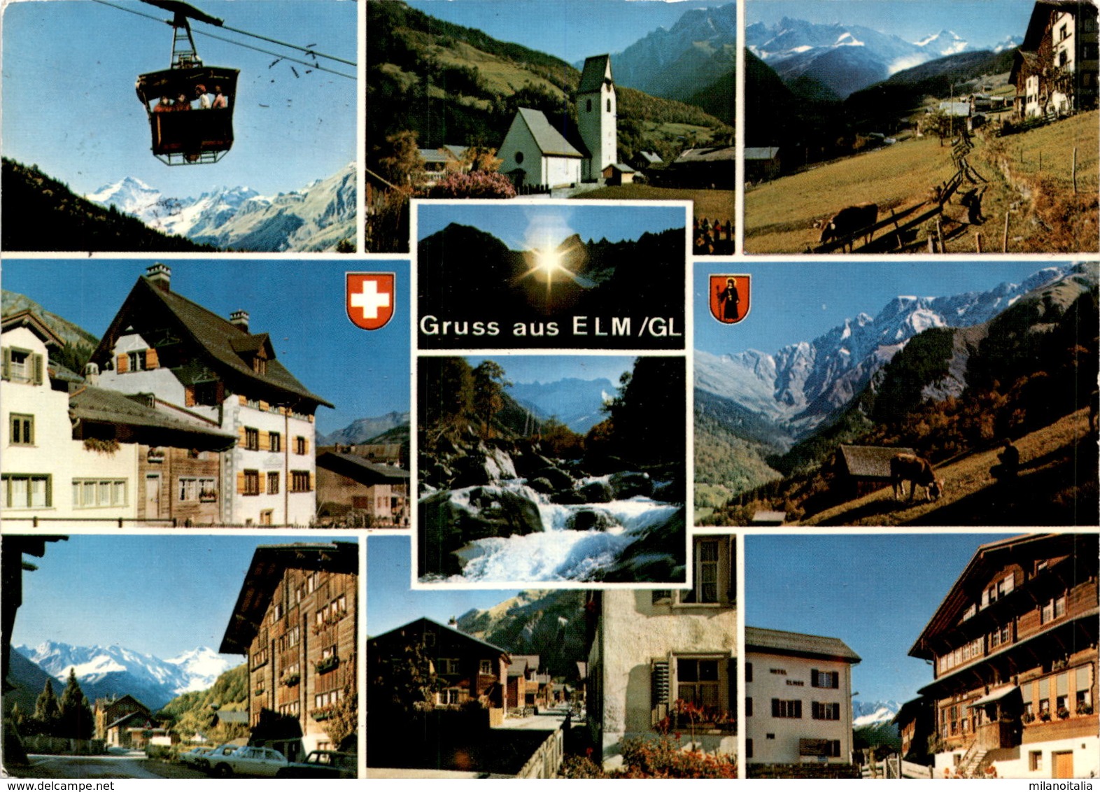 Gruss Aus Elm / GL - 10 Bilder (37313) * 26. 8. 1972 - Elm