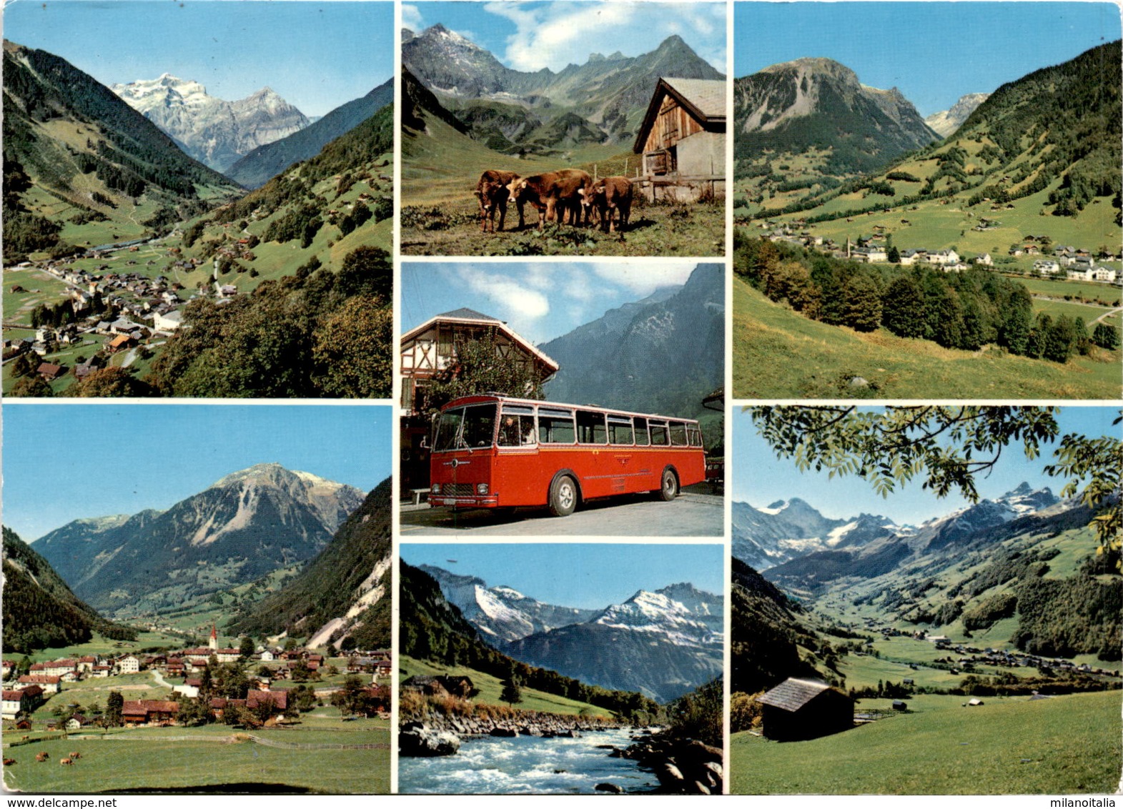 Im Sernfttal (Glarus) - Engi - Matt - Elm - 7 Bilder (36493) * 29. 9. 1975 - Elm