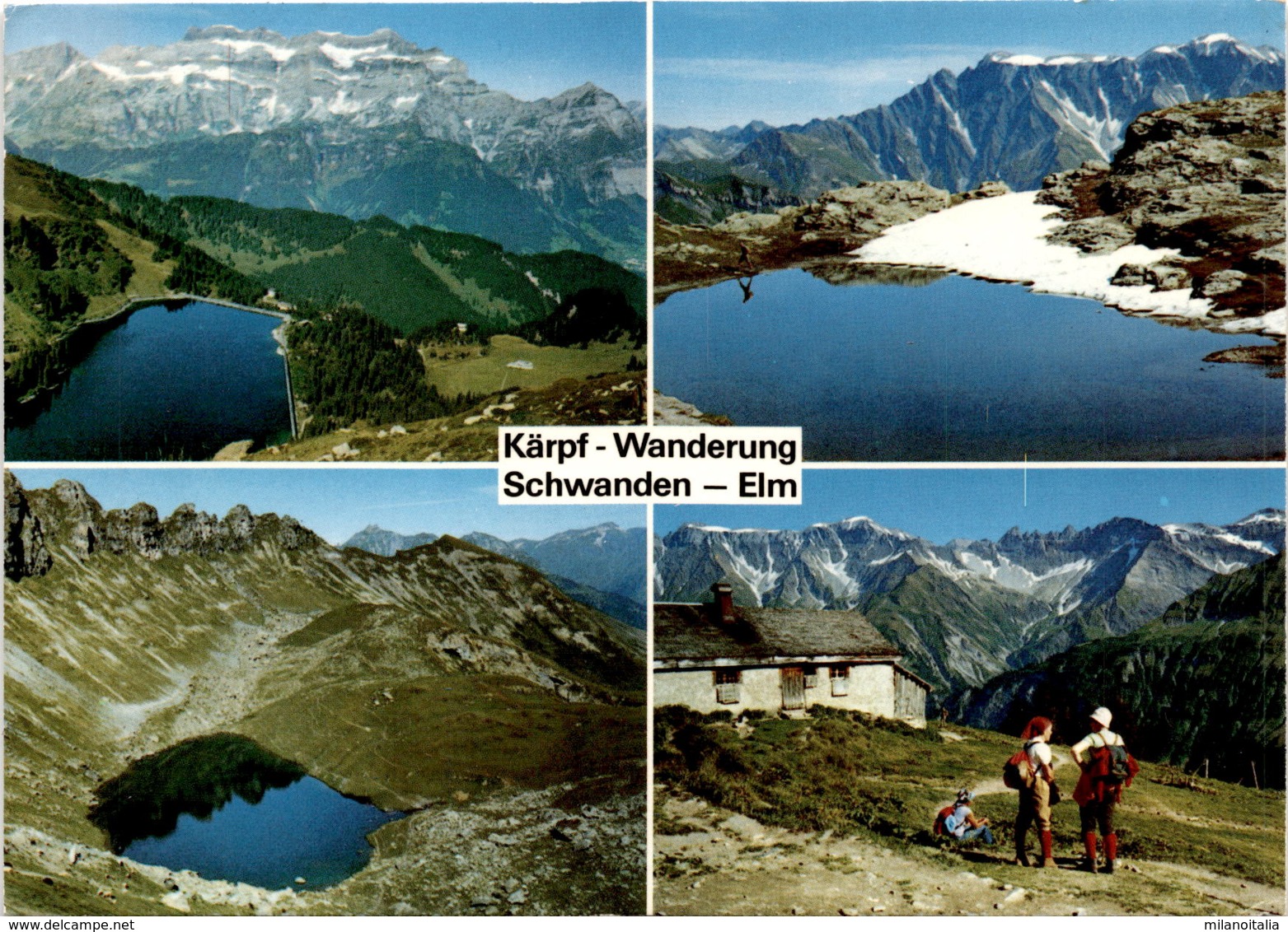 Kärpf-Wanderung - Schwanden - Elm - 4 Bilder (4028) * 20. 8. 1984 - Elm