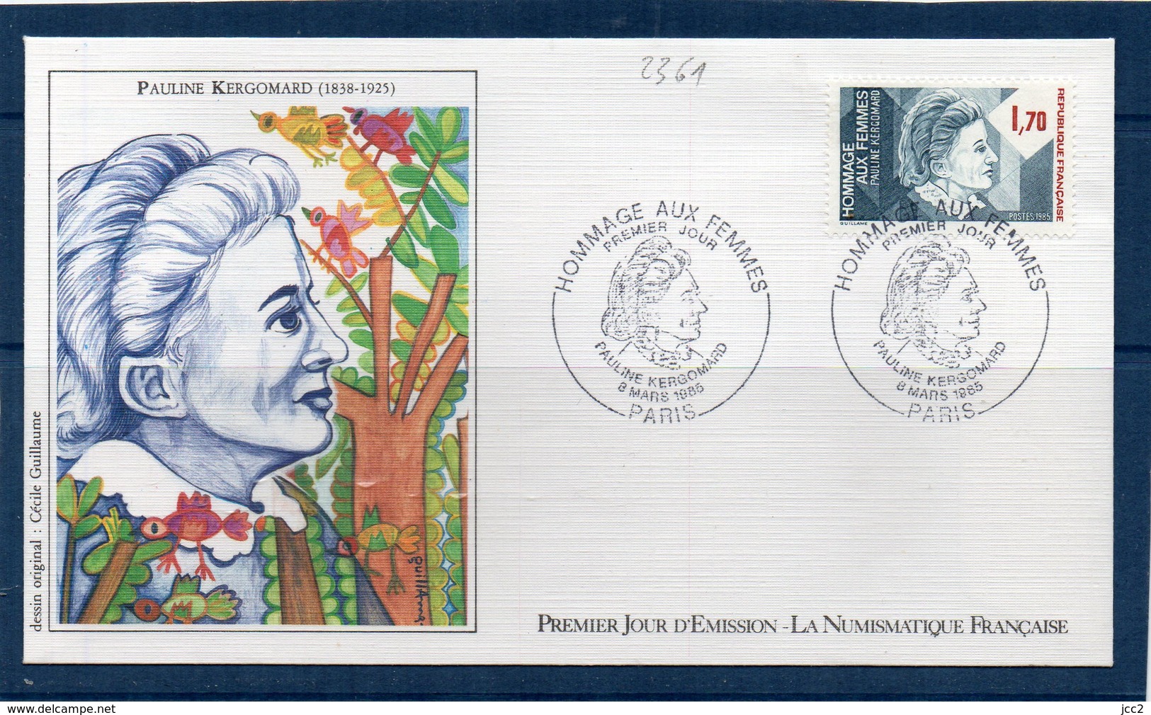 FDC - 2361 - Hommage Aux Femmes - 1980-1989