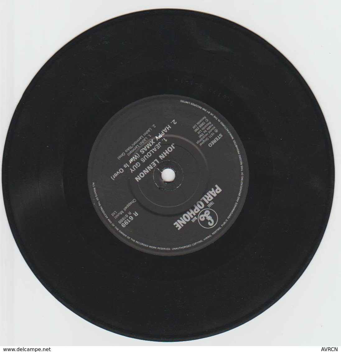IMAGINE – John LENNON – PARLOPHONE R 6199 - 1971- Réservé Radios . - Editions Limitées