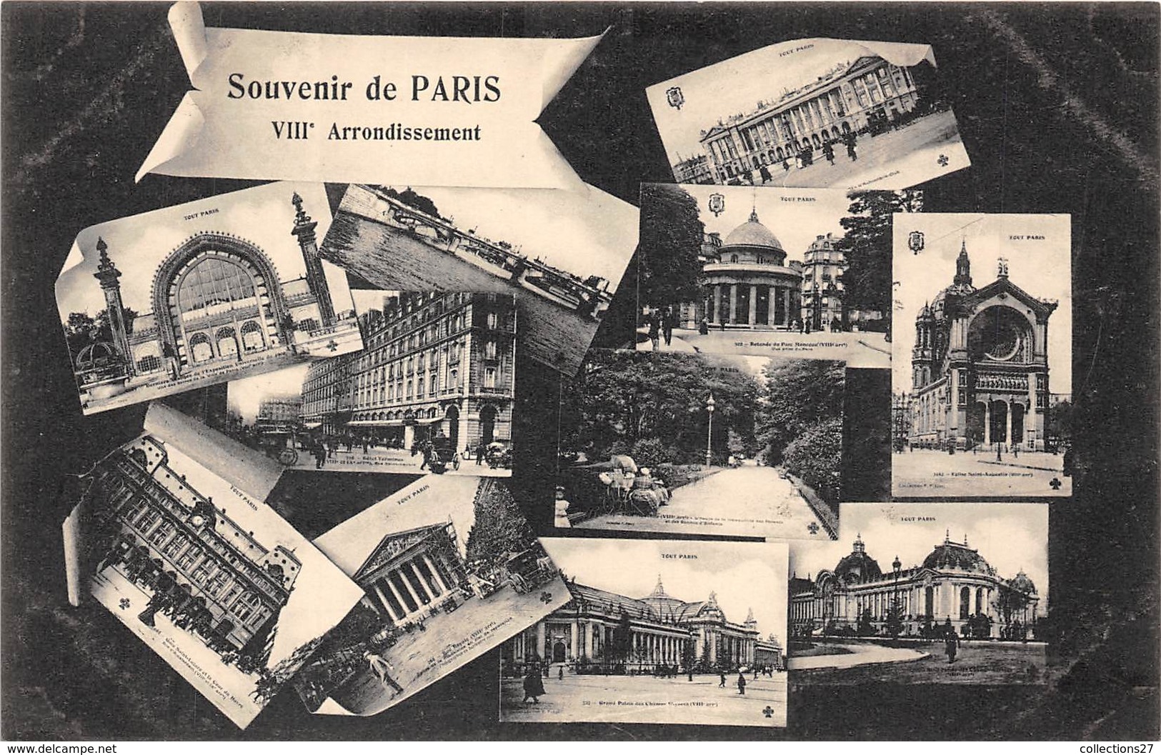 PARIS-75008- SOUVENIR MULTIVUES - Arrondissement: 08