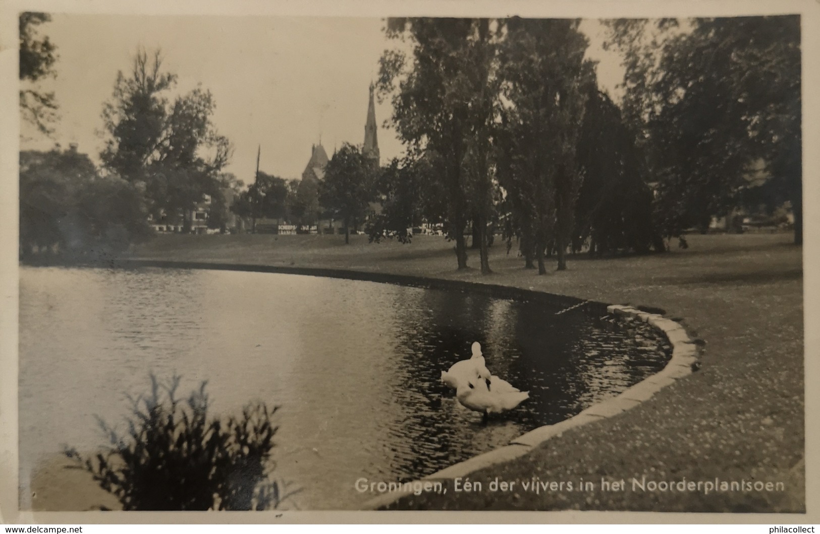 Groningen // Een Der Vijvers In Het Noorder Plantsoen 1942 - Groningen