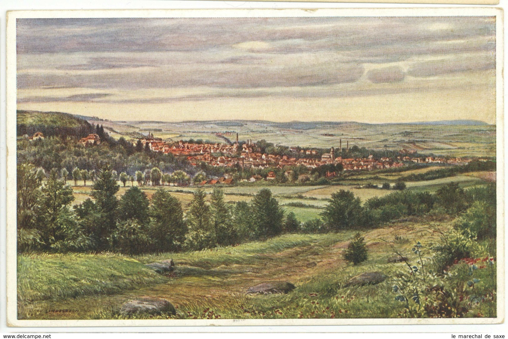 Ansichtskarte Lauterbach Hessen Um 1900/1920 Erholungsheim Eichhof Links Im Walde - Lauterbach