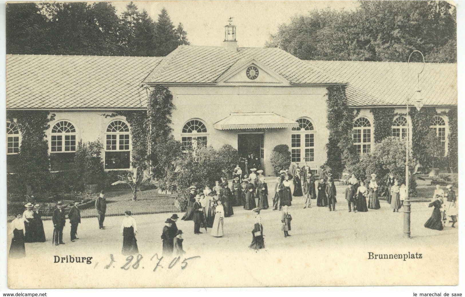 Ansichtskarte Driburg Höxter 1905 Brunnenplatz Südhemmern Rohlfing - Hoexter