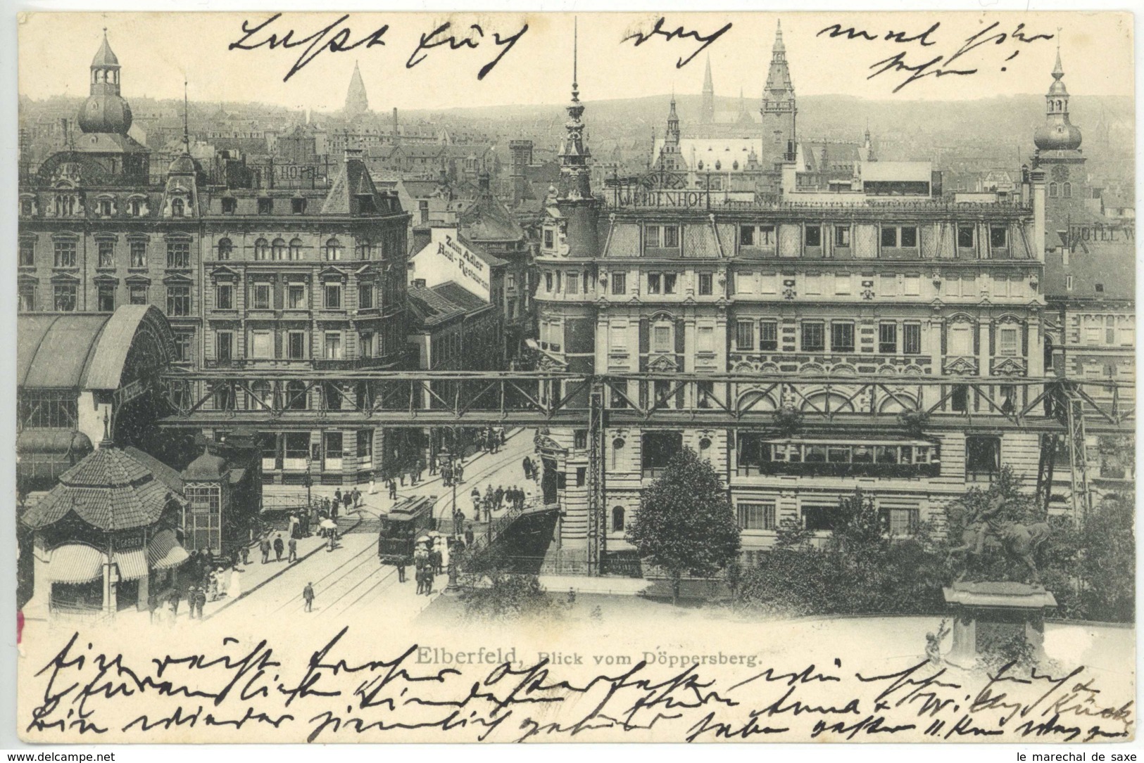 Ansichtskarte Elberfeld Döppersberg 1904 - Wuppertal